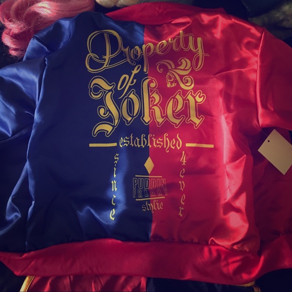 Harley Quinn jacket with attached shirt!