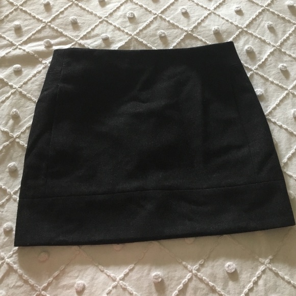 J. Crew charcoal grey skirt