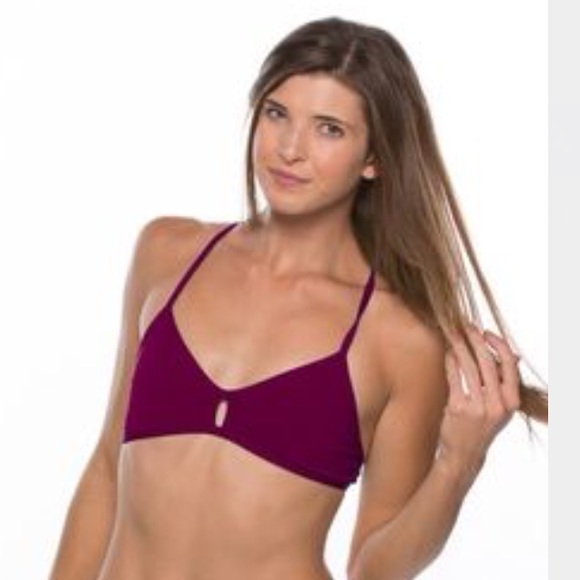 Jolyn Cabernet bikini top