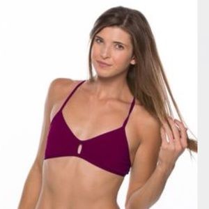 Jolyn Cabernet bikini top