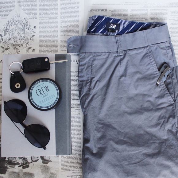 Menswear lightweight premium gray dress pants