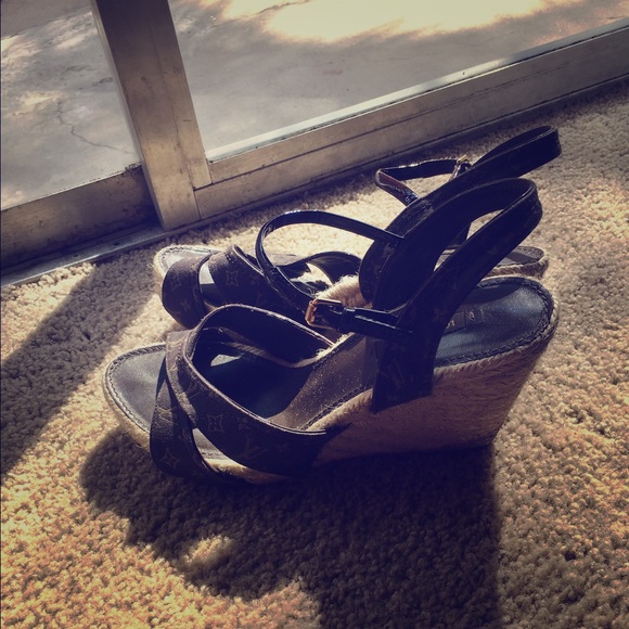 Louis Vuitton wedge heels Majorca
