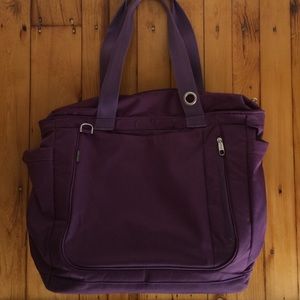 eBags purple laptop tote