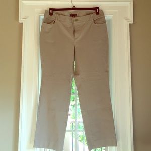 Inc khaki jeans cotton spandex 18W