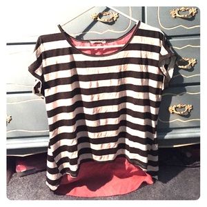 Black and white striped shirt