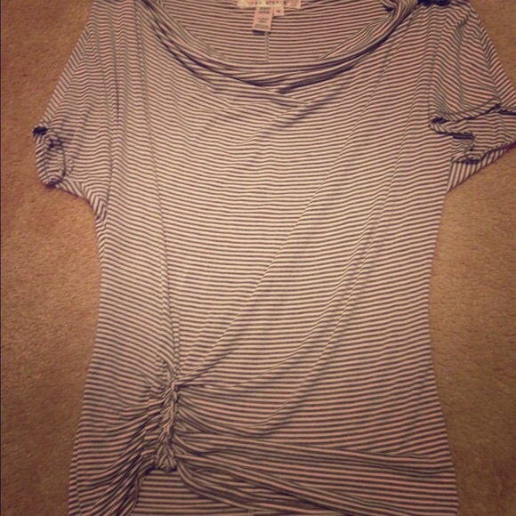 💰 Max studio striped grey and white top - Picture 1 of 4