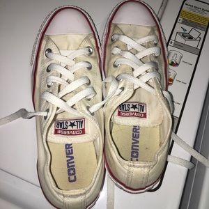 White Allstar converses