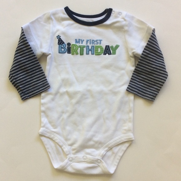 Carters Other - 👫Carter's My First Birthday onesie