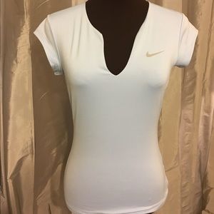 Nike Powder Blue Dri-Fit Tennis Top