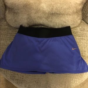 Nike Dri-Fit Royal Blue/Black Tennis Skirt