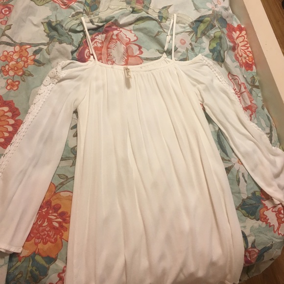 White off the shoulder dress