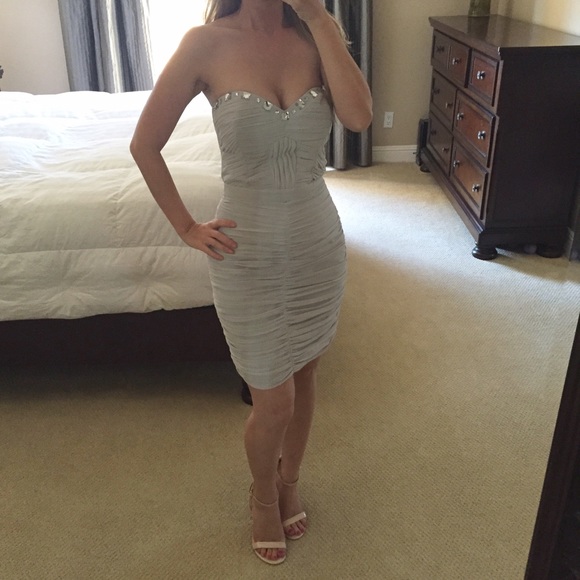 Lipsy body con mini beaded cocktail dress