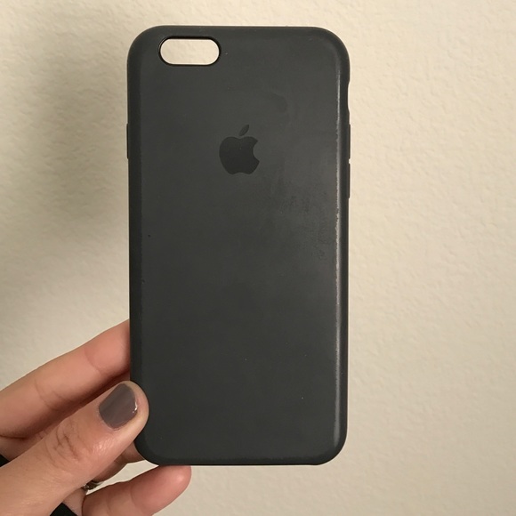 iPhone 6S apple Silicone case Black