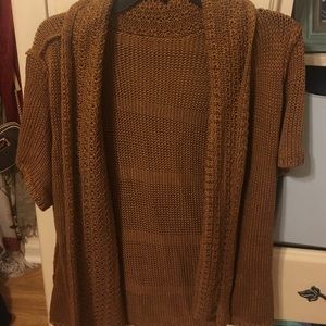 Brown long cardigan
