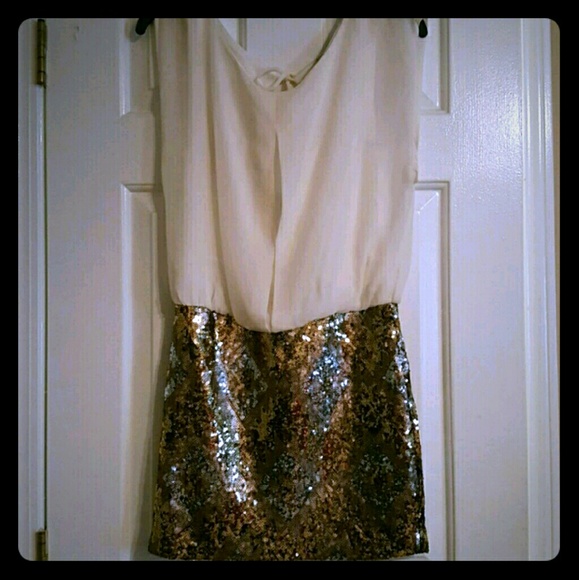 Gorgeous sequined skirt dress size S - Picture 2 of 4