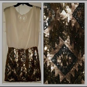 Gorgeous sequined skirt dress size S