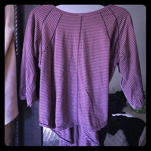 Zara Collection Pink/black high-low top