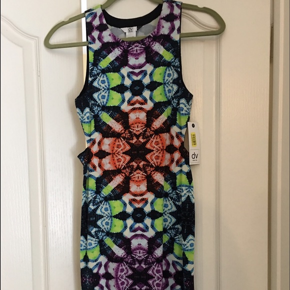 Dolce Vita mini dress with side cutouts