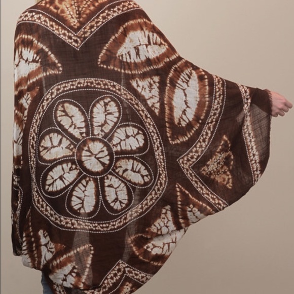 Cocoon/Wrap boho shawl  NIB - Picture 2 of 2