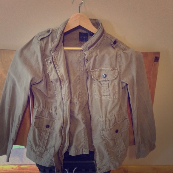 Trouvé Green Military Jacket