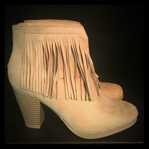 NEW - Fringe Booties - Red Dress Boutique
