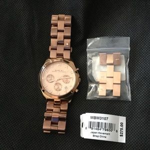 MARC BY MARC JACOBS' rose-gold plated watch