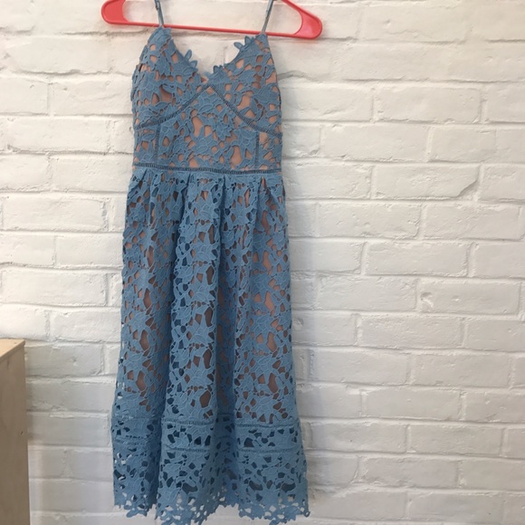 Beautiful light blue lace dress - never been worn