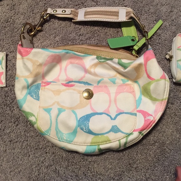 Authentic Coach cloth multicolored set