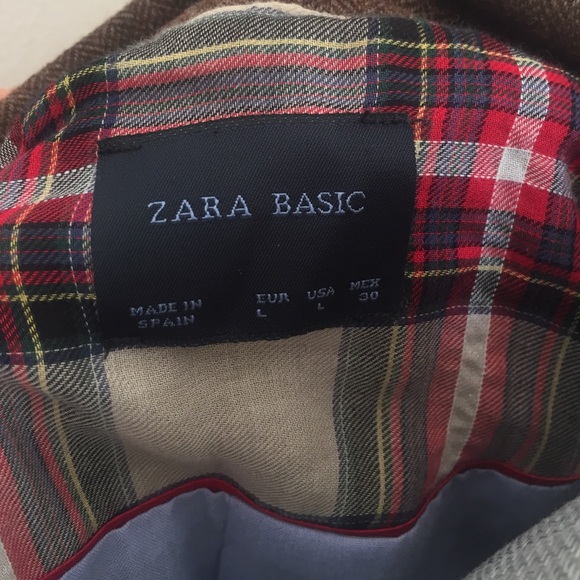 Zara Basic Brown Blazer - Us Size L - - image 4
