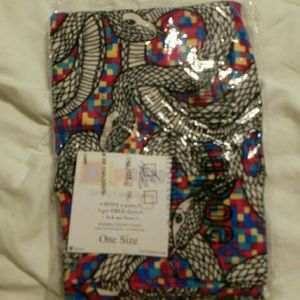 Lularoe unicorn snake leggings os