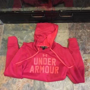 Pink UA hoodie