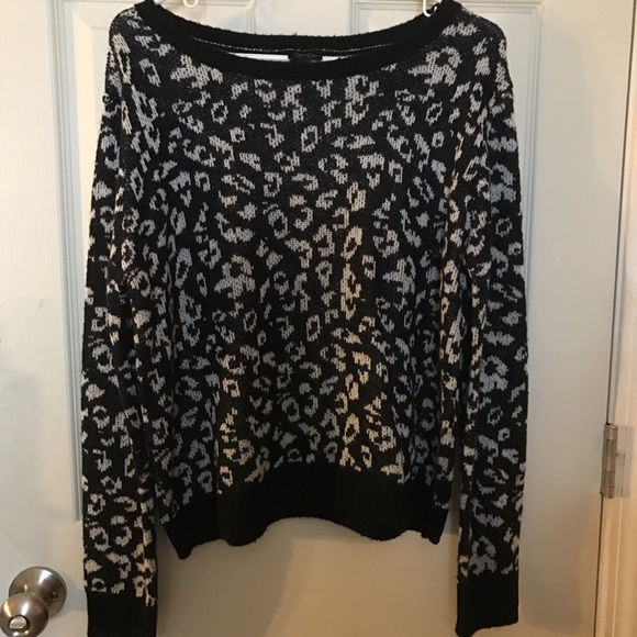Cheetah Print Sweater