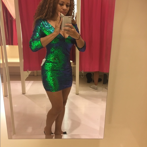 Sequins cocktail dress