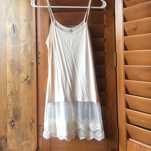 Lace detail Tunic