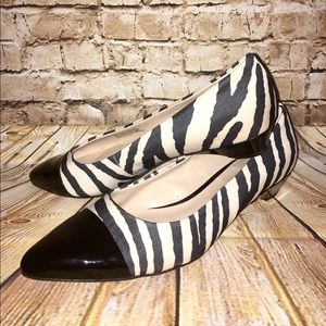 Franco Sarto Like New Zebra Shoes SZ 8