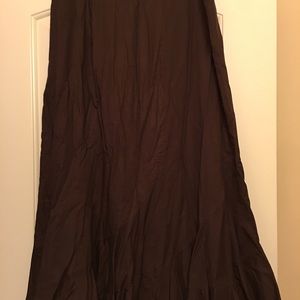 Brown midi medium skirt