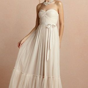 BHLDN Blush Niceties Bridesmaids Dress