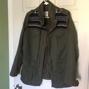 BCBGeneration Olive Utility Jacket