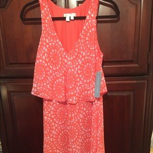 London Times print poly chiffon. Size 8