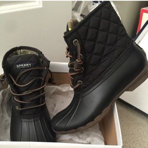 Speedy top siders winter/rain boots