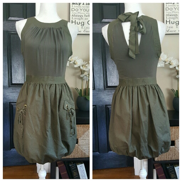 Miss Sixty Dresses & Skirts - 🆕Miss Sixty Olive Green Dress size 4