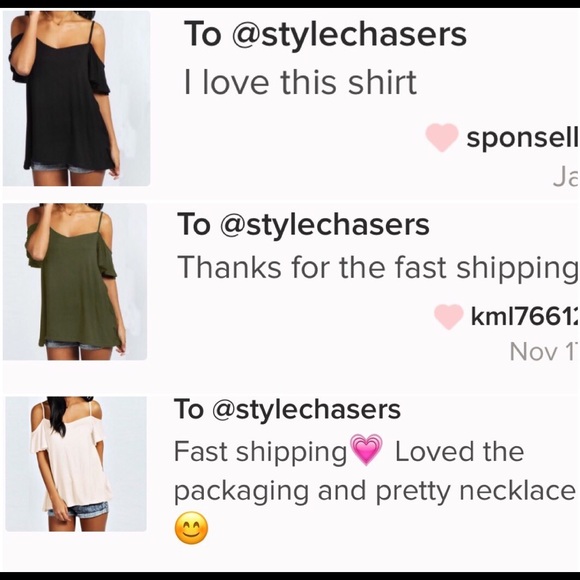 Soft & Sexy Open Shoulder Strappy T Top-Army Green - Picture 5 of 7