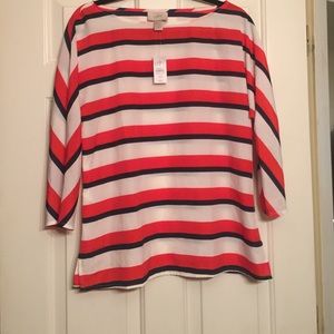 Ann Taylor Loft striped shirt