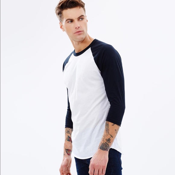 AMERICAN APPAREL BASEBALL TEE FLASH SALE 🙃😁 - Picture 2 of 2