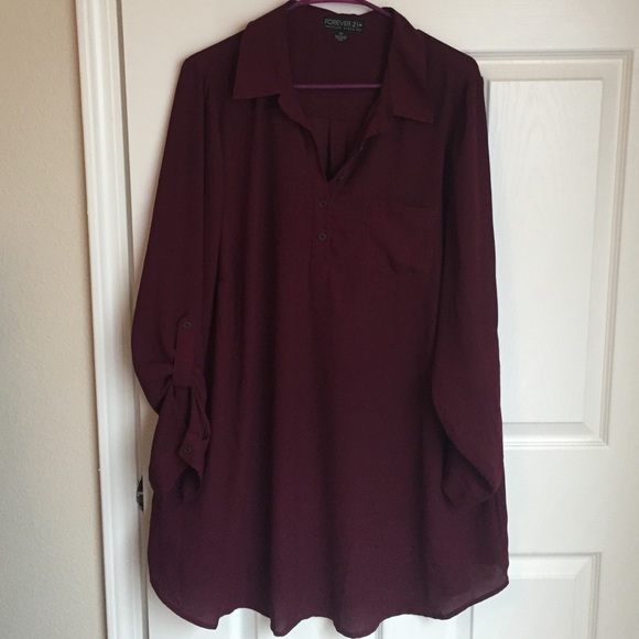 Maroon Tunic Shirt