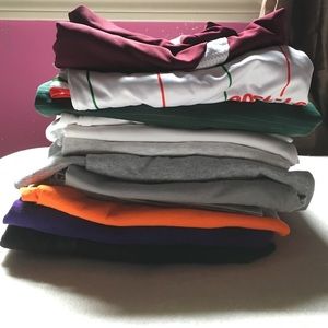 Bundle of 13 workout tee's