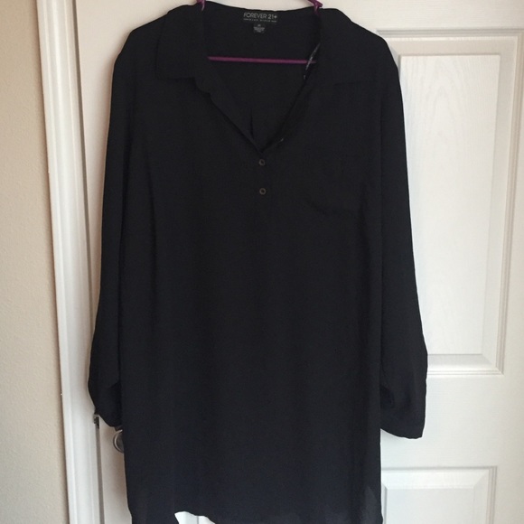 Black Tunic shirt from Forever 21
