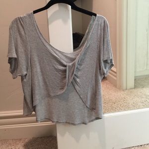 LF open-back crop top