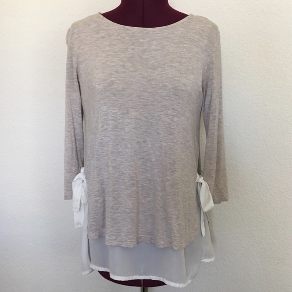 Pebble and Stone Blouse with Side Ties