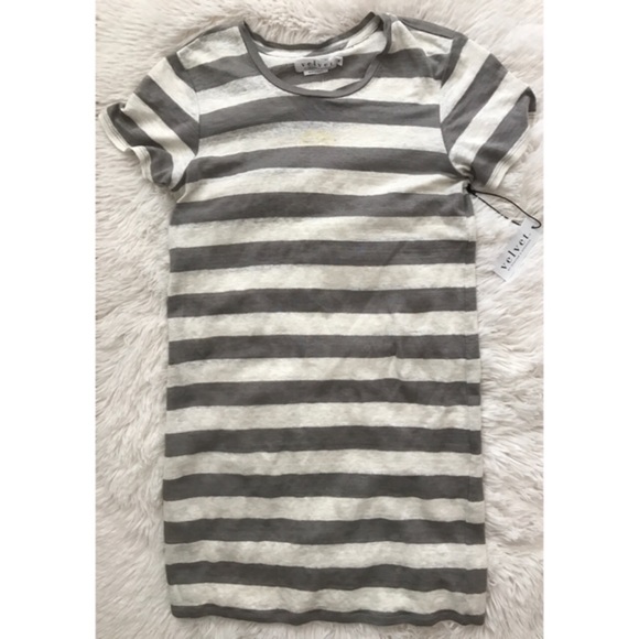Velvet by Graham & Spencer Janie Stripe Linen Knit - Picture 1 of 4